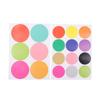 10 Sheets Polka Circle Office Classroom Party Decoration Toys Diary Decoration Marking Sticker 6-45Mm Colored Dot Stickers