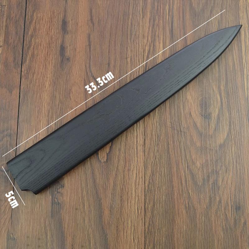 Magnetic Wooden Kitchen Knife Scabbard Japanese Yanagiba Fish Cutter Scabbard Of Sushi Special Knife Protector Blade Holder