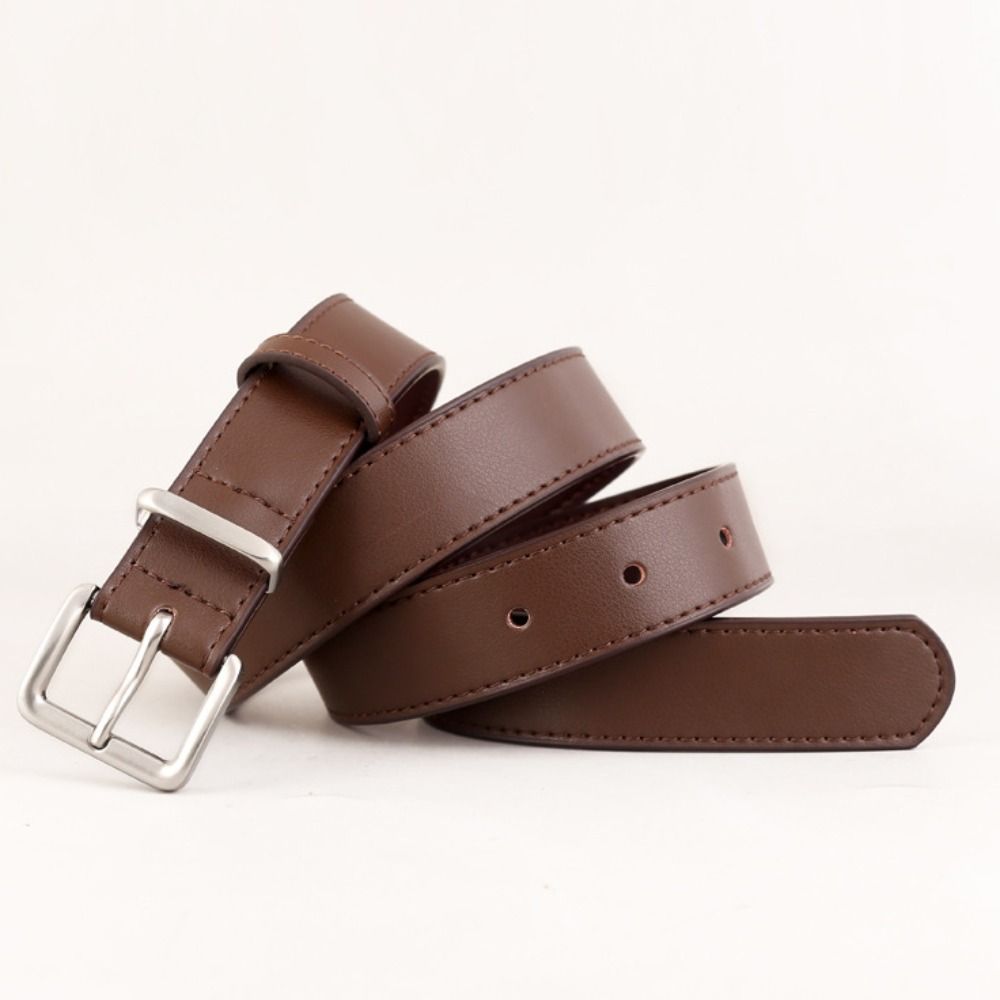 Solid Color Women Belt Fashion Decorative Belt Casual Waistband Belt  All-Match