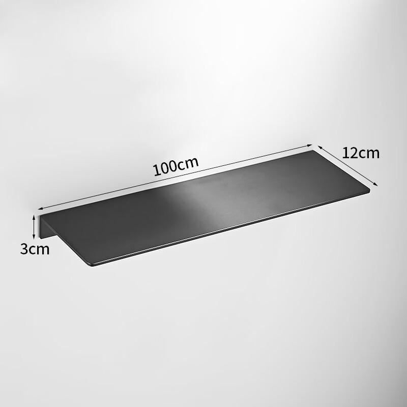 Handon Space Aluminum Bathroom Wall Shelf with Tray