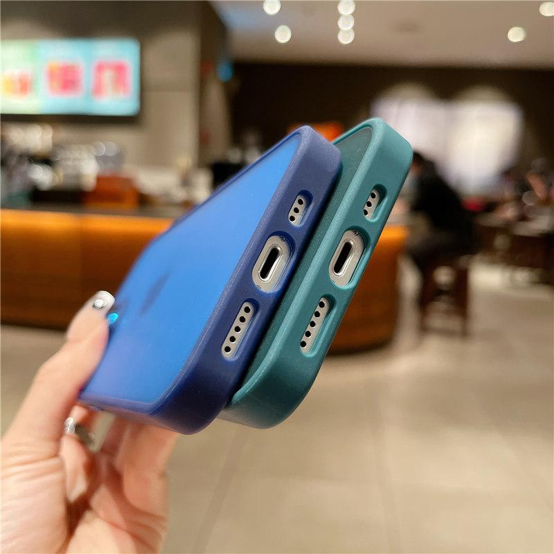 Candy Color Matte Camera Protection Phone Case For Iphone 14 13 12 11 Pro Max Xr Xs Max Shockproof Bumper Electroplated Cover
