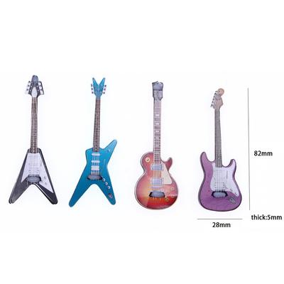 Bebek Evi Mini Simülasyon Elektro Gitar Popüler Gitar Minyatür Sahne