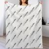 Springender Silberlachs Atlantischer Fisch Wurfdecke Elegante Warme Wurfdecke für Hotel Zuhause
