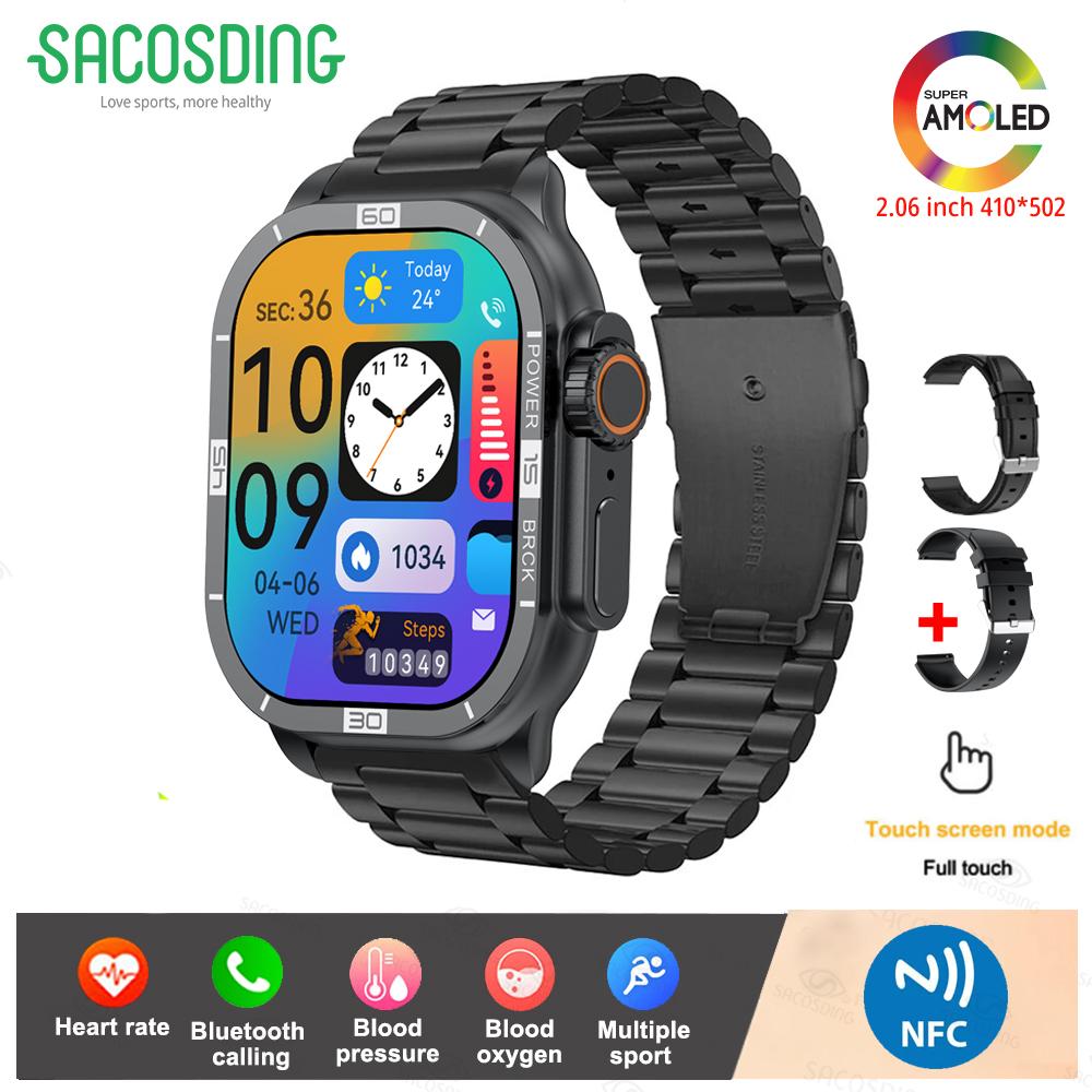 Bluetooth Call Smart Watch For Women Men Amloed Watches Men Sports Fitness Tracker Heart Rate Smartwatch For Android IOS