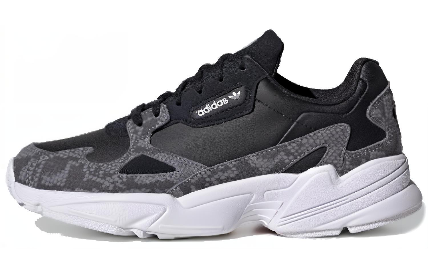 Adidas Wmns Falcon  Black Snakeskin  Women s FV4483 38