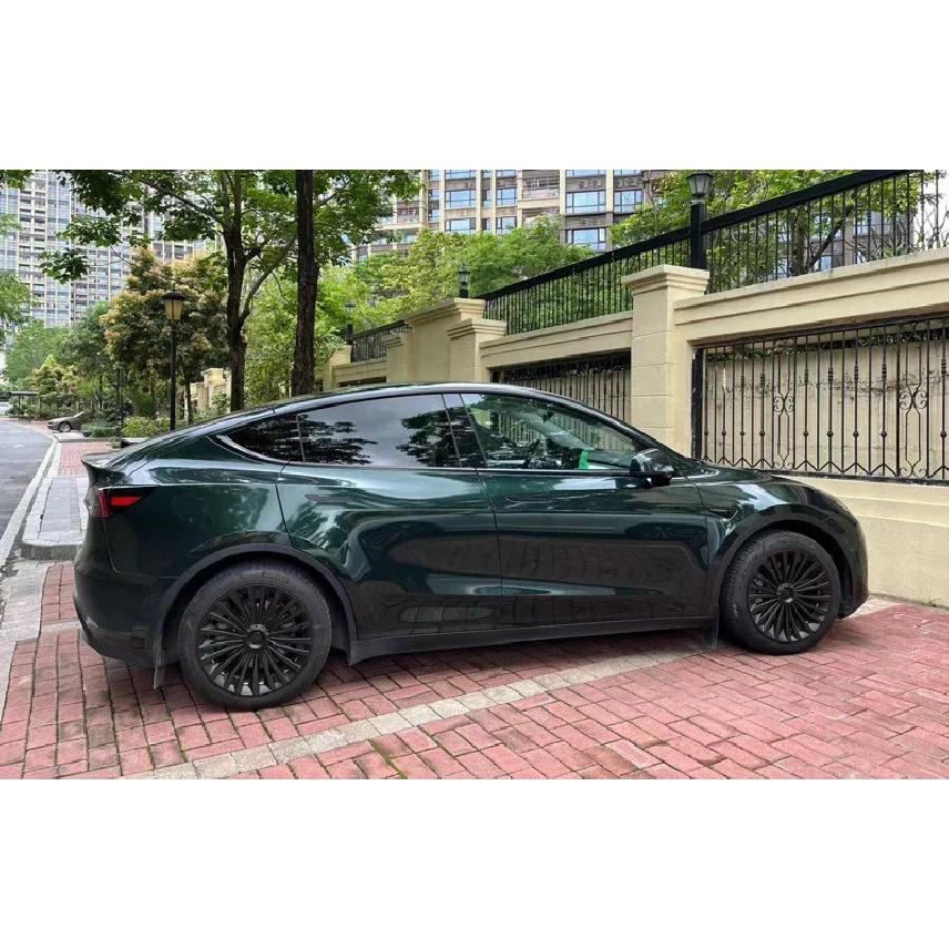 4PCS Hub Cap Performance Replacement Wheel Cap Automobile Full Rim Cover Accessories for Tesla Model Y 2018-2023 Hubcap 19 Inch