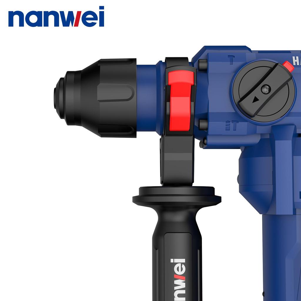 NANWEI 4J electric hammer drill, 1200 rpm, drilling range 6-16 mm