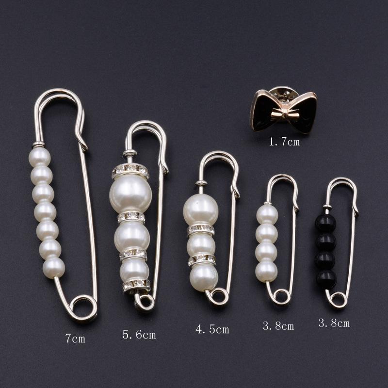 Anti-Exposure Safety Pin Brooch Set for Clothing, Cardigans, Scarves, Dresses, and Waist-Cinching