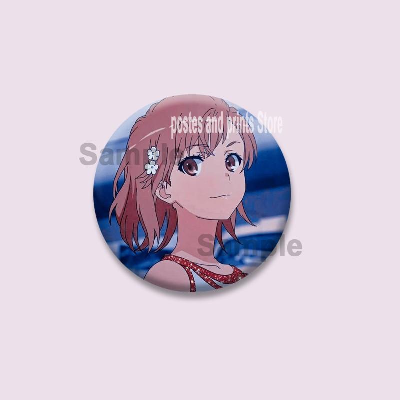 Anime A Certain Scientific Railgun Enamel Pins Cartoon Figure Brooch for Backpack Clothe Jewelry Accessories Collectible Badges
