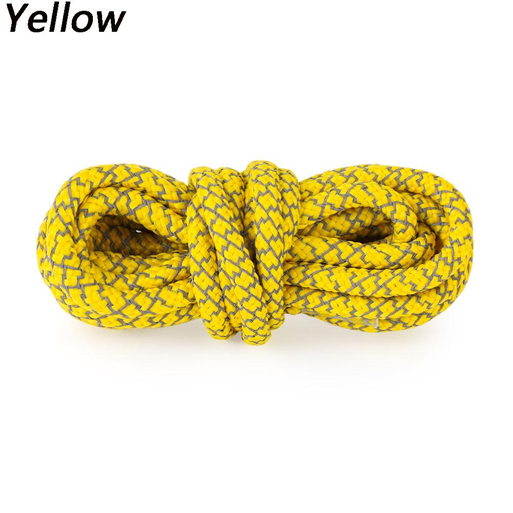 

1Pair 120cm Durble Colorful Round Fluorescent Sneaker Shoestrings Shoes Lace Sport Shoelaces Shoe Rope жовтий