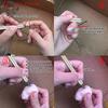 (YOUU06)0.6mm 0.8mm Rerooting Needle Doll Hair Repaint Dolls Head Reborn Hair Rooting Tools Wig Making Supplies Accessories