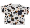 Buddy Lee All-over Print Oversized Short-sleeved T-shirt, Gray, Size 90