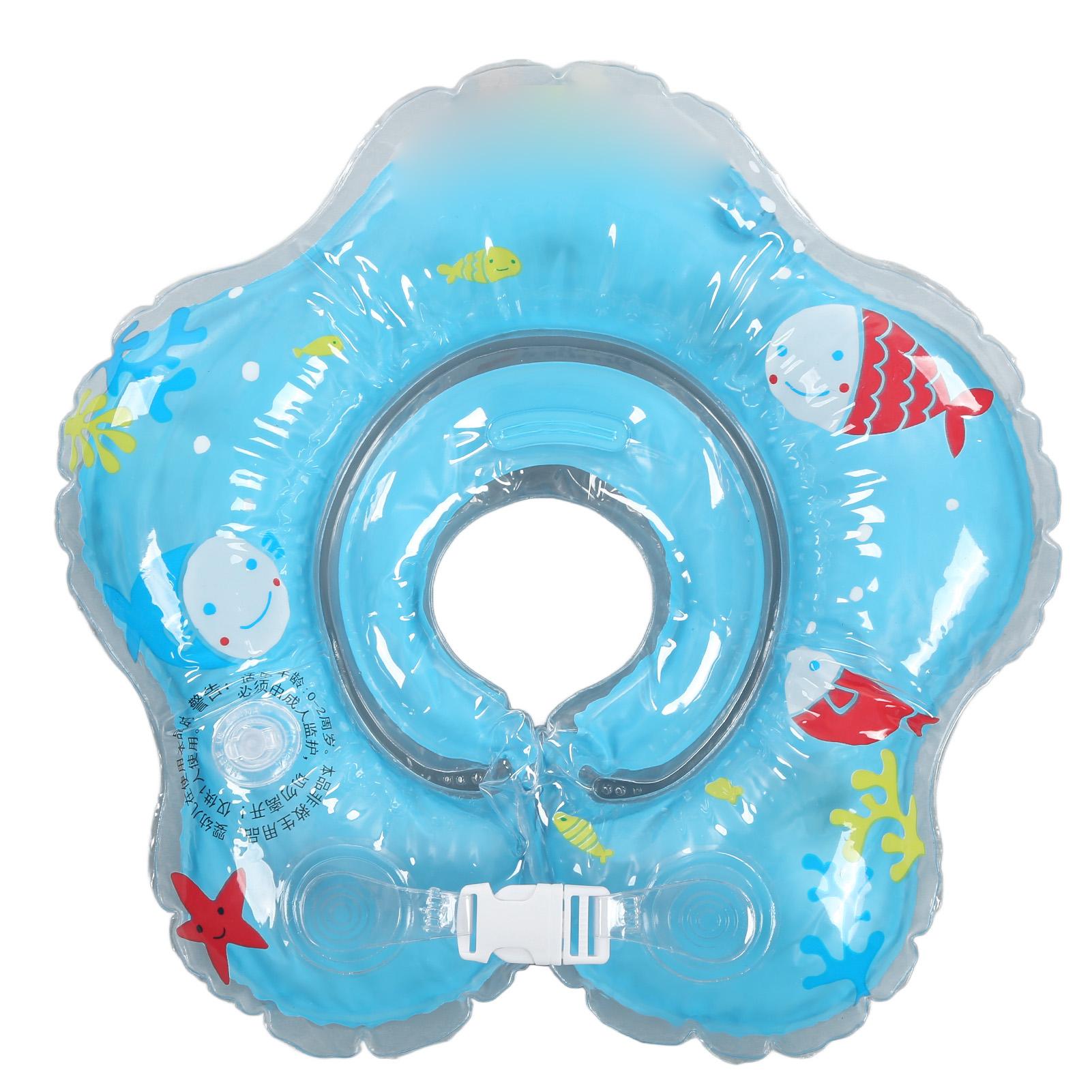 

Baby Swimming Ring Thicken Inflatable Prevent Air Leakage Baby Swimming Gear with Bells for Newborn Blue 8.5cm 3.3in