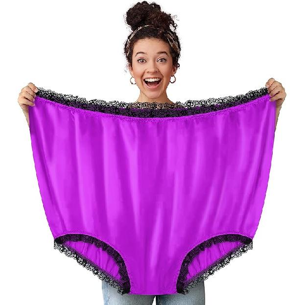 

Бабусині труси Смішні подарунки-приколи для дорослих жінок чоловіків весільна вечірка наречена велика мама трусики розіграш гігантська мормонська білизна фіолетовий