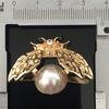 1Pc Cute Bee Faux Pearl Metal Women Shoe Clip Decor Girls Shoes Clip Buckle