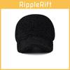Solid Color Fashionable Imitation Wool Design Outdoor Casual Baseball Cap