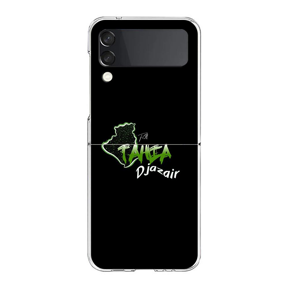 

Algeria Passport Phone Case For Samsung Galaxy Z Flip 3 4 5 Hard Folding Clear PC Bumper For Samsung Z Flip 6 Cover Samsung Z Flip
