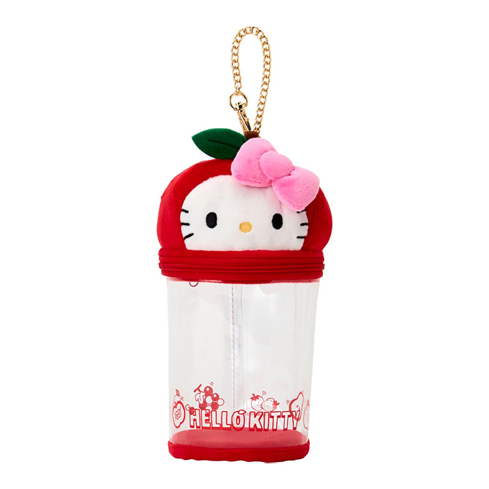 Виниловая косметичка-брелок Sanrio Hello Для возрастов 3 и 598852 (Фруктовый дизайн) Китти, Вверх,