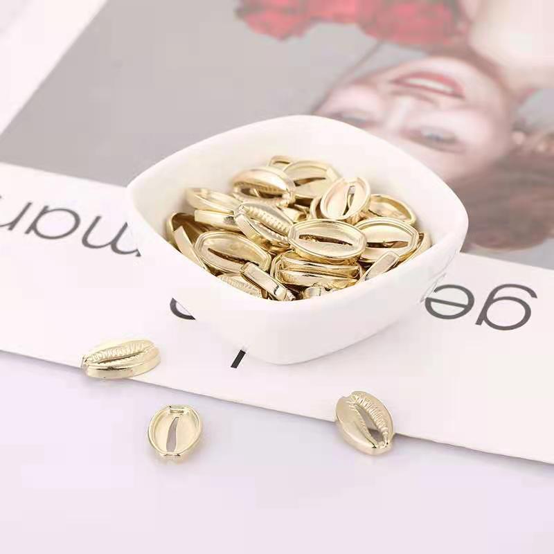Trendy CCB Shell Pendants - DIY Jewelry Accessories for Earrings, Necklaces, and Bracelets.