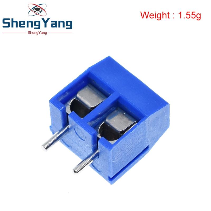 TZT 10/30/50pcs KF301-2P 301-2P 2 Pin Plug-in Screw Terminals-Block Connector 5.08mm 2 Pin Screw Terminals-Block good