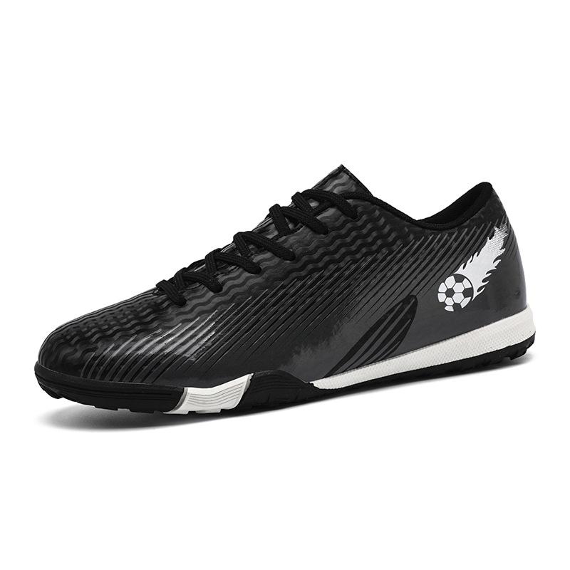252 Fußballschuhe Jugendliche Männer Frauen Niedriger Schaft Gebrochener Nagel TF Flach Training Leder Obermaterial Fünf-gegen-Fünf Hallensport