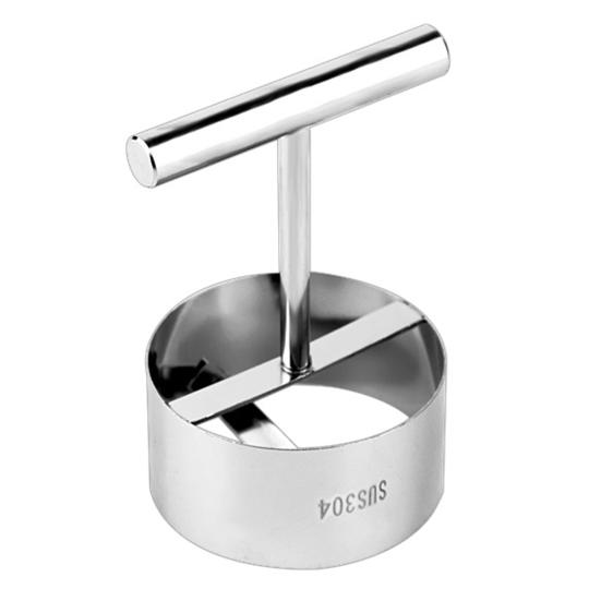 Fruit Core Puller Anti-slip Cozy Grip Food Grade Stainless Steel Fruit Corer Punching Silver Color Peach Pear Core Remover Tool Kitchen Gadgets