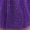 2025 Girls' Rhinestone Princess Dress with Puff Sleeves and Mesh Skirt for Holiday Performance
