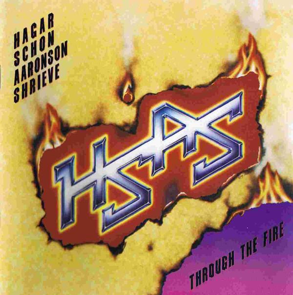 

CD HSAS, SAMMY HAGAR, NEAL SCHON, KENN - Through The Fire GEFD4023 Geffen Records US Rock Used
