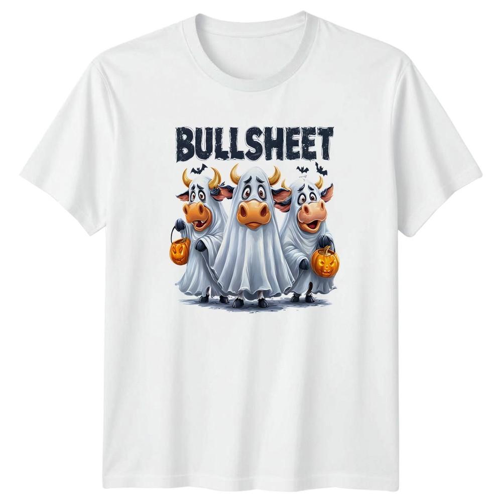Bullsheet TShirt Ghost Cow Halloween Halloween Gift For Him And Her S