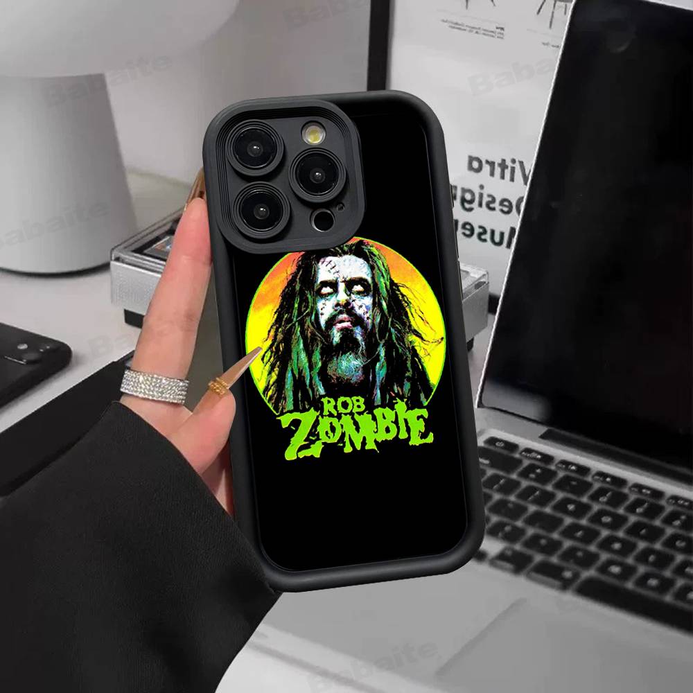 Rock Musician R-Rob Z-Zombie For IPhone 17 15 13 12 11 14 Pro Max X XR XS 16 Plus Shockproof Candy Back Cover