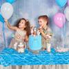 Blue Sea Ocean Theme Tablecloth 137x274cm Ocean Wave Table Cloth Happy Birthday Party Decor for Table Decor summer Birthday
