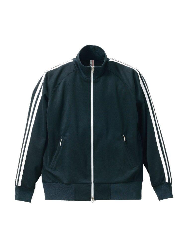 

United Athle 7.0 oz Jersey Raglan Sleeve Jacket (199501) [Men s] 2001 Black/White, Size S