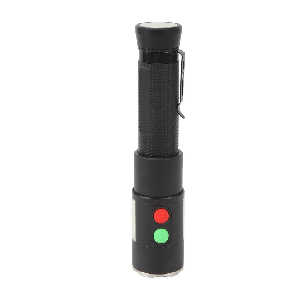 Self Defense Rechargeable Flashlight with 128dB Alarms Aluminum Alloy 2200mAh IPX4 800 Lm Bright Flashlight for
