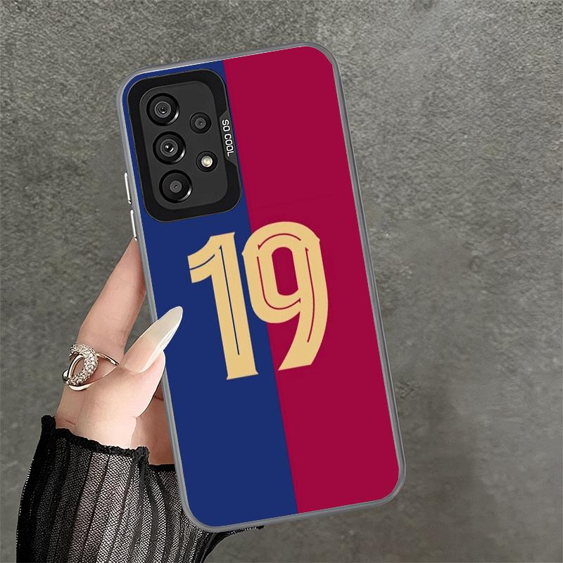 

FootBall Number 7 10 19 Shockproof Phone Case for Samsung A17 A16 A15 A14 A37 A57 A36 A56 A26 A35 A55 A25 A34 A54 A24 A13 A23 A3 Samsung A05S