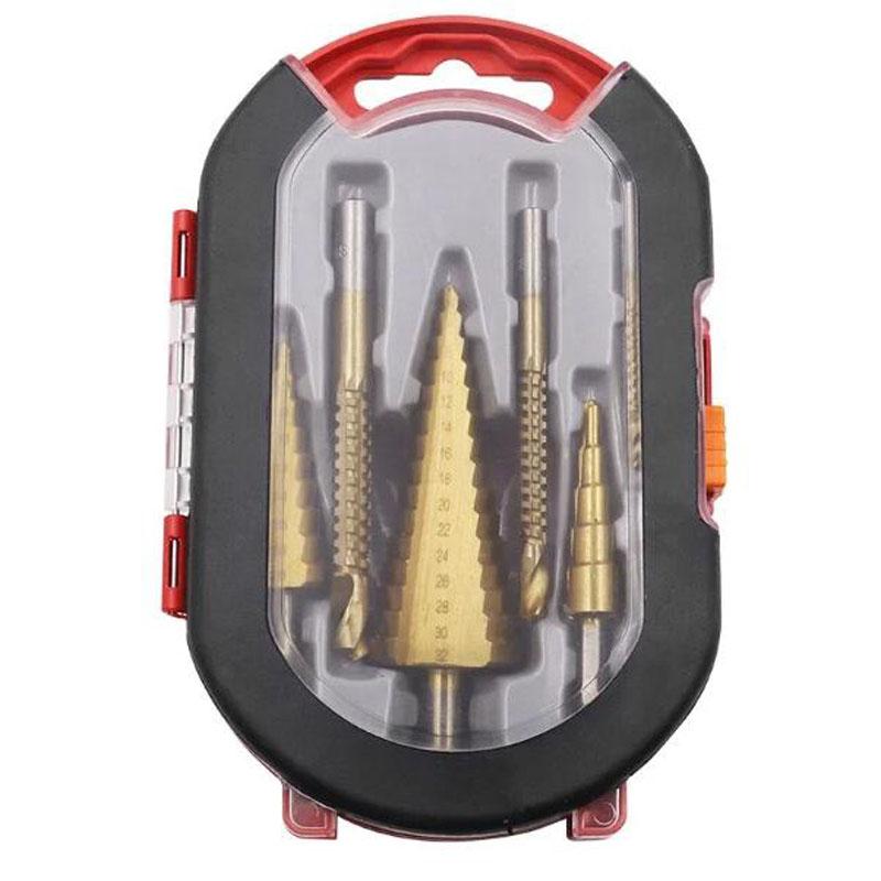 

Набор ступенчатых сверл HSS с прямыми канавками, с титановым покрытием, для дерева, металла, открыватель отверстий, режущий инструмент, набор ступенчатых сверл 3-12/4-12/4-20 мм B