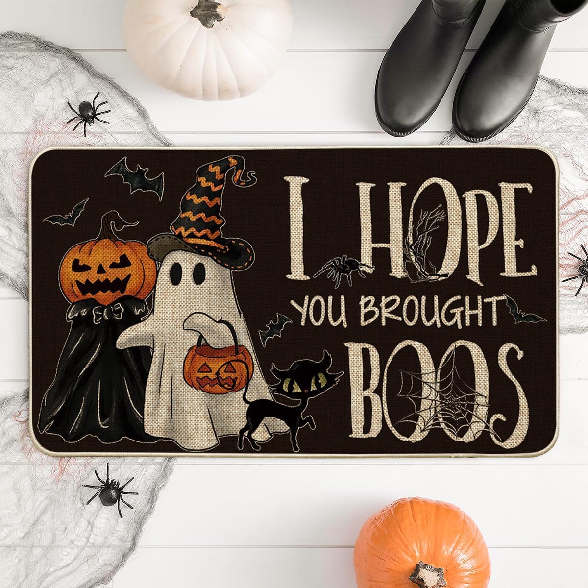 

Halloween Carpet, Stain-Resistant And Wear-Resistant Household Entrance Floor Mat, Bathroom Floor Mat, Home Decoration 40x60cm 16x24inch