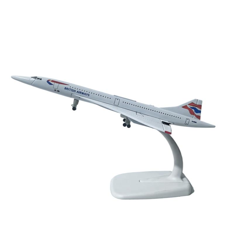 

20CM Diecast Metal Planes British Airways Concorde Aircraft Model Planel Airplane Collect Gifts