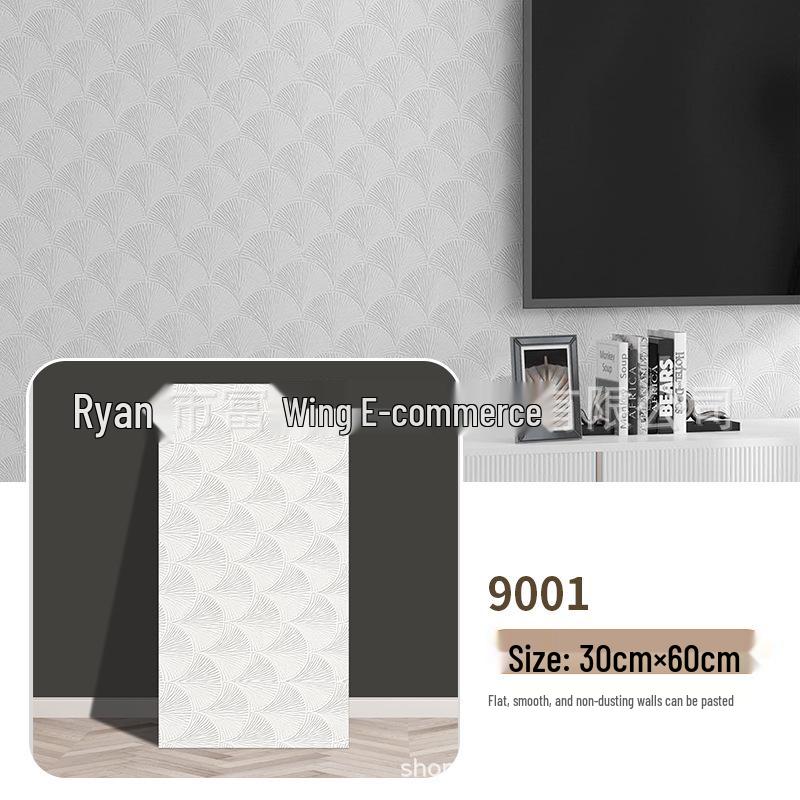 Waterproof 3D Travertine-Style Flexible Wall Panel Wallpaper