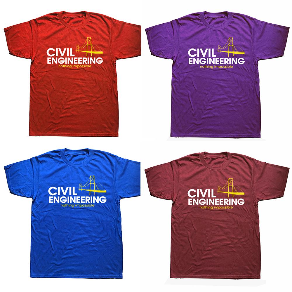 Funny Civil Engineer T Shirts Graphic Cotton Streetwear Short Sleeve ONeck Structural Engineering Students Gifts Tshirt Men