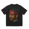 NBA Iverson Printed High Street Sports Basketball Clothes Summer Men's and Women's T-shirt Fashion Loose Short Sleeves