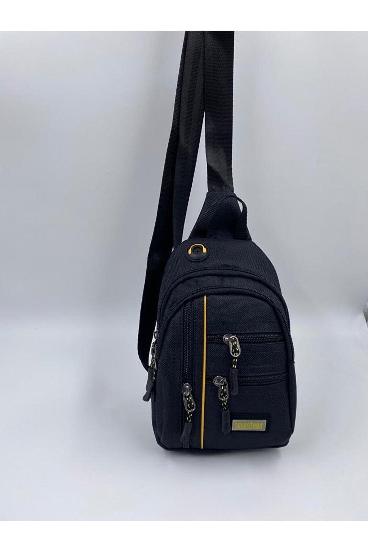 

Женская стильная и полезная сумка через плечо унисекс, черная сумка с водонепроницаемым ремнем через плечо на спине и на груди