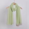 Luxury Diamond Necklace Chain Instant Bubble Chiffon Hijab Ramada Beach Summer Shawl Wrap Solid Muslim Stole Neck Snood 175*70Cm