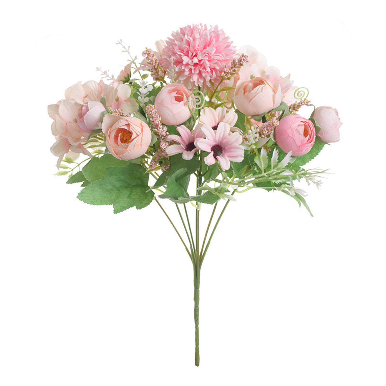 

TK 1 букет из шелковой ткани, искусственный цветок, украшение для дома и офиса, декор для свадебной вечеринки