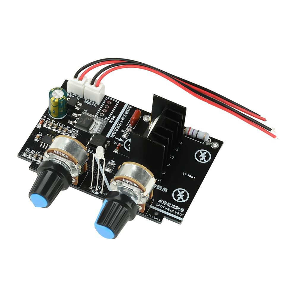 9-12V 40A Spot Welder Control Board Adjustable Time and Current Solid-State Relay Control Spot Welder Accessories