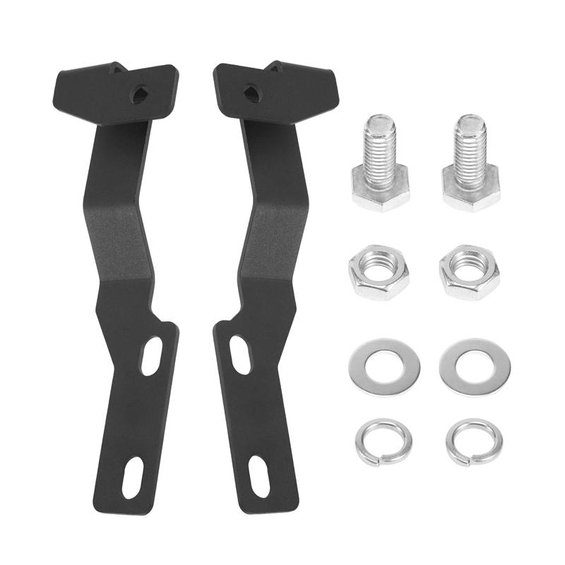 LED Light Pod Metal Hood Mount Bracket Kit/Ditch Hood Light Brackets For Toyota Tacoma 2005-2015-A87Q