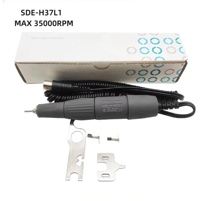 1 Set Nail Tool Drill Pen H37L1 35000Rpm Handle For Strong 210 Electric Manicure Machine Nails Drill Handpiece For Marathon