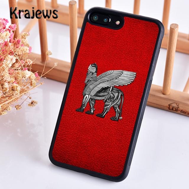 Lamassu Assyrian Winged Lion Phone Case Cover For iPhone 17 Air 16 15 14 plus 12 13 pro max Fundas