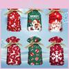 Pcs 50 Large Christmas Sacks Party Gift Bags Drawstring Wrap Present Storage