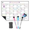 A3 Magnetic Erasable Monthly & Weekly Planner Whiteboard Set for Refrigerator
