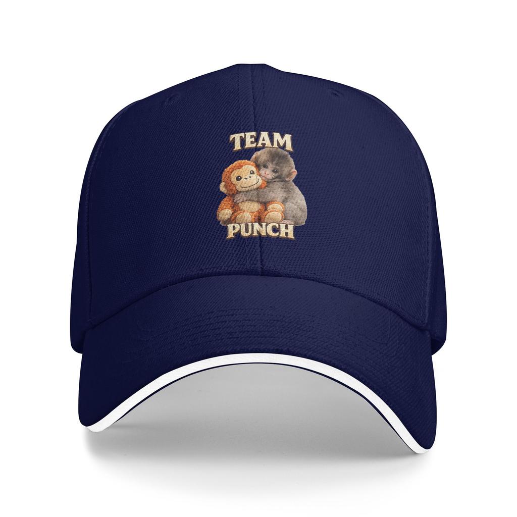 Monkey Team Punch Baseball Cap Unisex Men Print Trucker Hat Summer Street Style Outdoor Sport Sun Baseball Caps